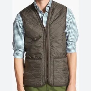 Barbour Polarquilt Vest Olive Green size m
